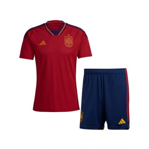 Spain Jersey Kit 2022 Home World Cup