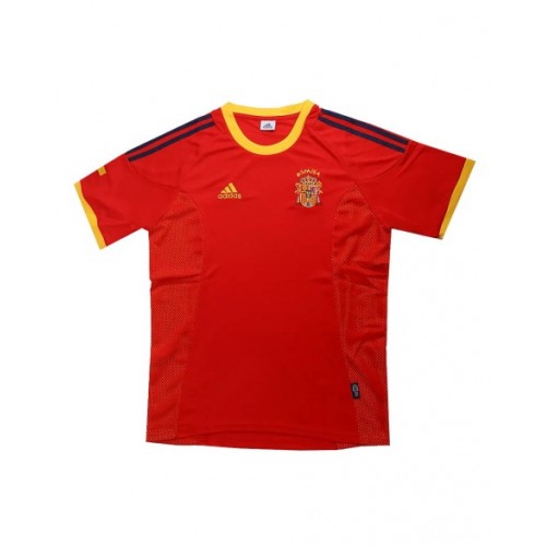 Spain Home Jersey Retro 2002 By