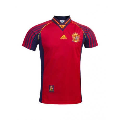 Spain Jersey 1998 Home Retro