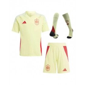 Spain Away Jersey Kit EURO 2024 Kids(Jersey+Shorts+Socks)