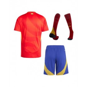 Spain Home Jersey Kit EURO 2024 (Jersey+Shorts+Socks)