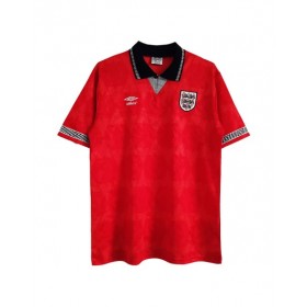 England Away Jersey Retro 1990 By - Red