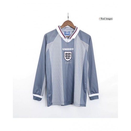 England Jersey 1996 Away Retro - Long Sleeve