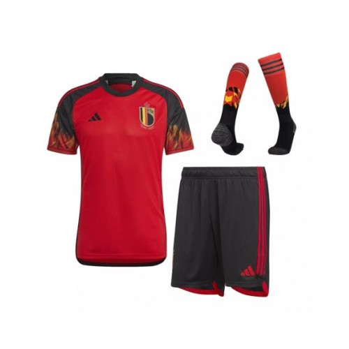 Belgium Jersey Whole Kit 2022 Home World Cup