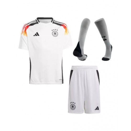 Germany Home Jersey Kit EURO 2024 Kids(Jersey+Shorts+Socks)