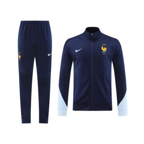 France Training Kit (Jacket+Pants) Navy 2024