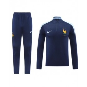 France Zipper Sweat Training Kit(Top+Pants) Navy 2024