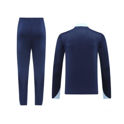 France Zipper Sweat Training Kit(Top+Pants) Navy 2024