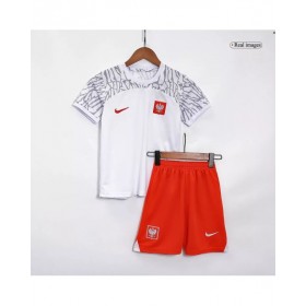 Youth Poland Jersey Kit 2022 Home World Cup