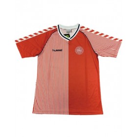 Retro 1986 Denmark Home Soccer Jersey